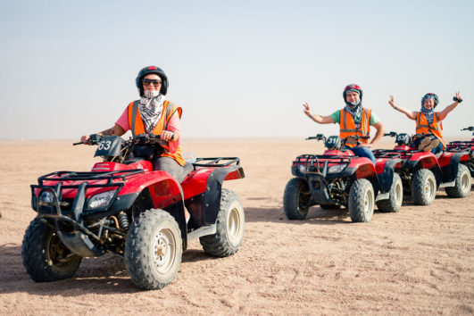 Quad Biking at the Pyramids